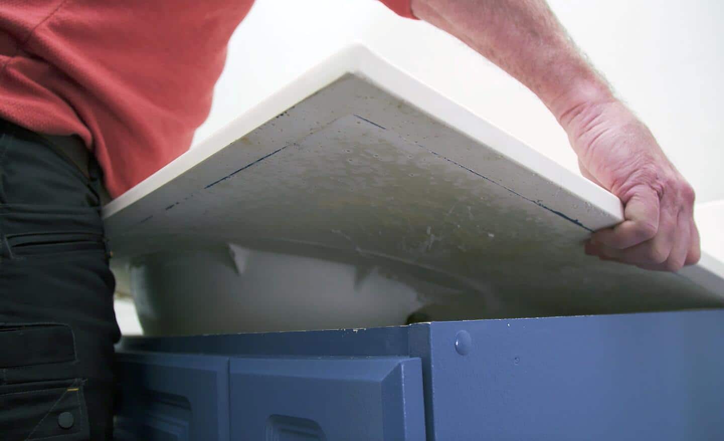 How to Install a Bathroom Vanity and Sink The Home Depot